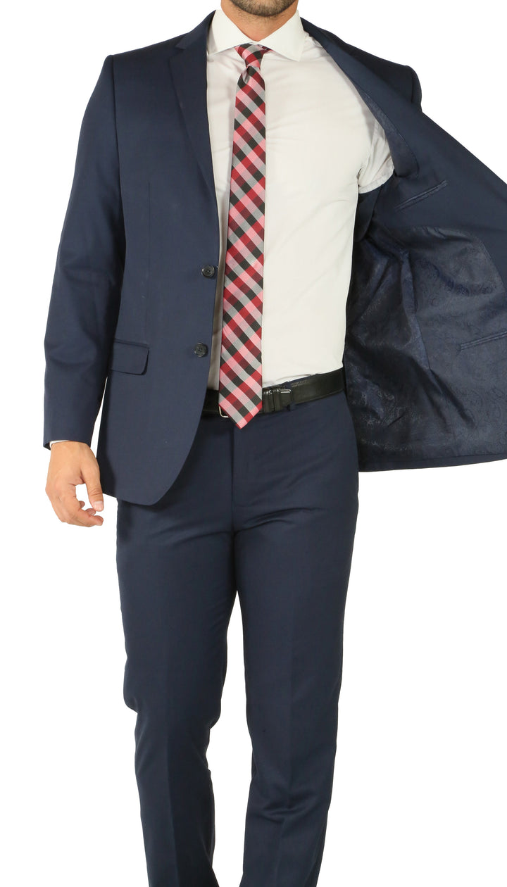 Windsor Navy Slim Fit 2pc Suit - FHYINC best men&