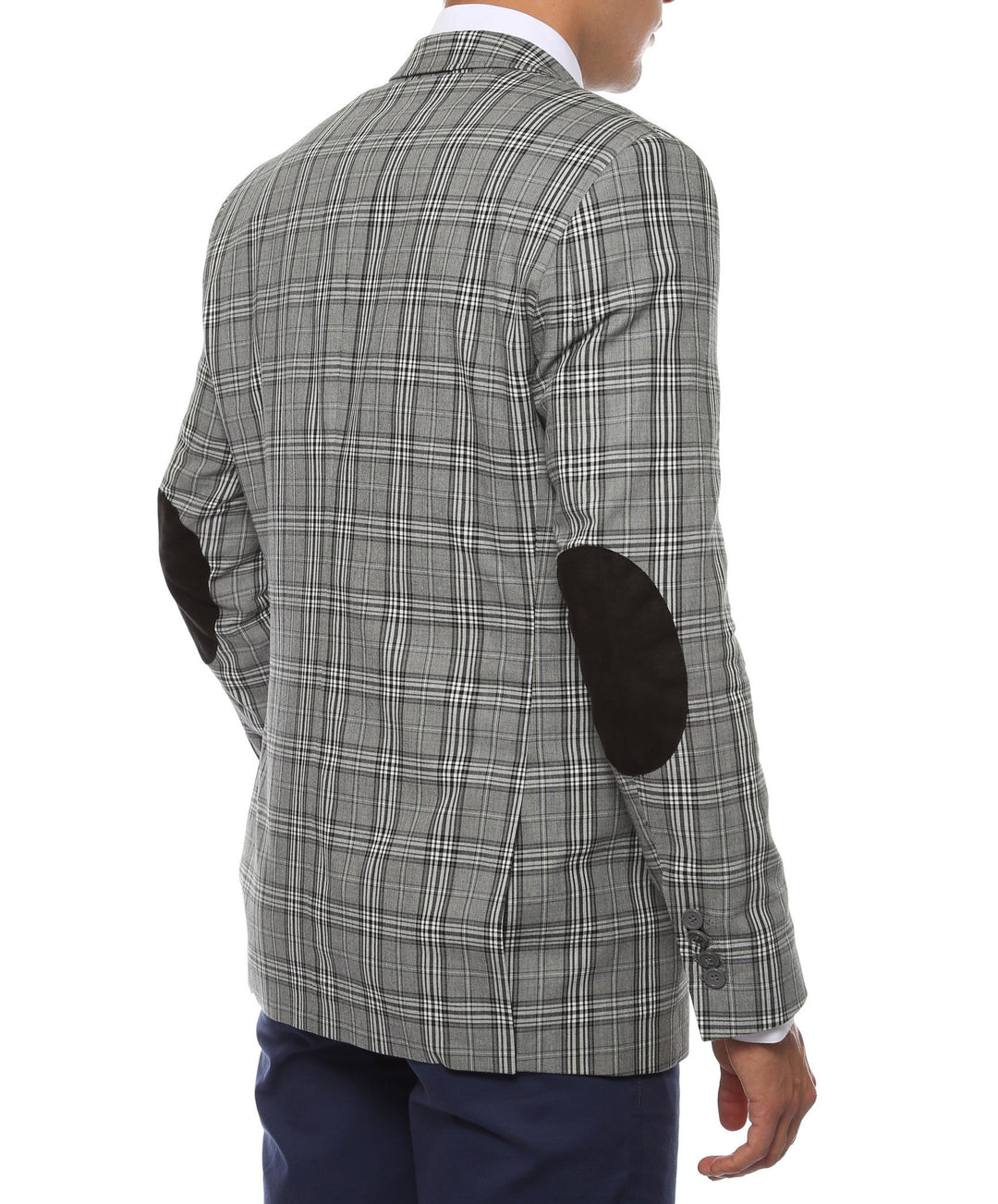 The Zeus Plaid Slim Fit Mens Blazer - FHYINC best men&