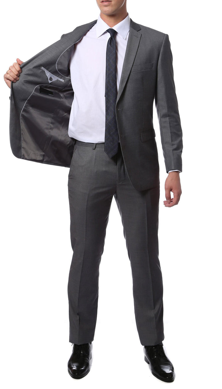 ZNL101 Charcoal Slim Fit Modern Men&