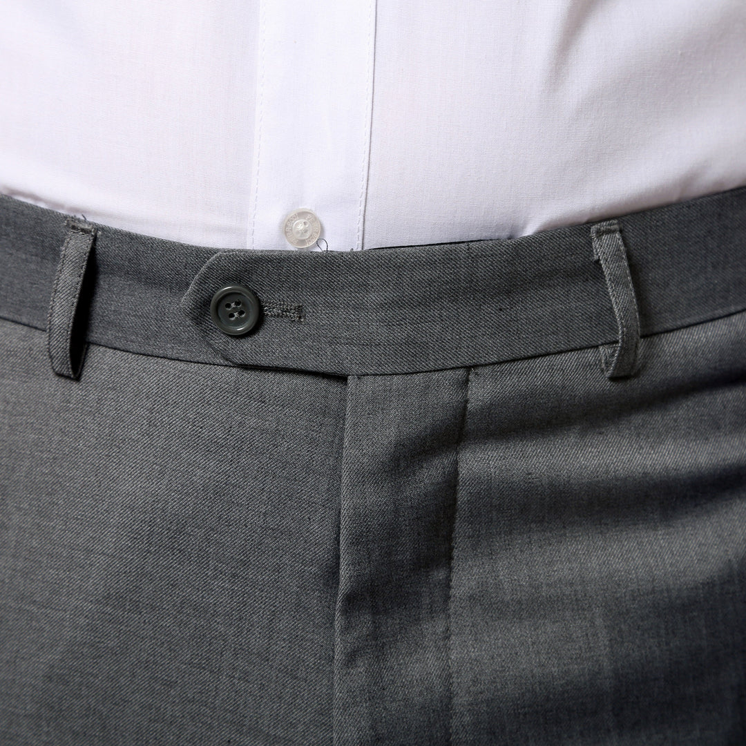 Mens ZNL22S 2pc 2 Button Slim Fit Grey Zonettie Suit - FHYINC best men&