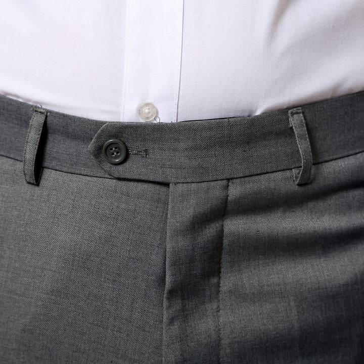 Mens ZNL22S 2pc 2 Button Slim Fit Grey Zonettie Suit - FHYINC best men&