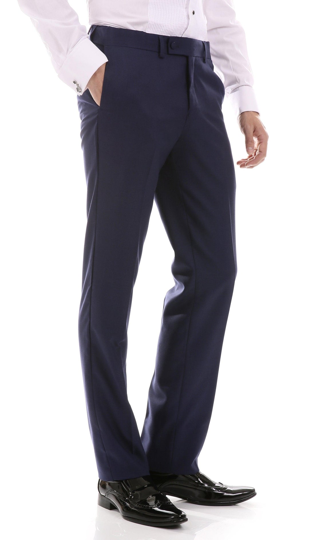 Celio Navy Slim Fit 3 Piece Tuxedo - Ferrecci USA 