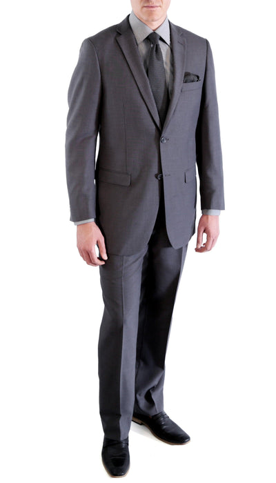 Charcoal Regular Fit Suit 2 Piece Ford - Ferrecci USA 