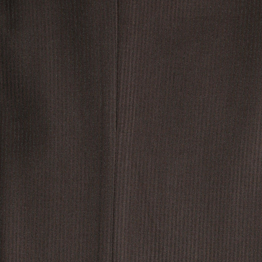 Parker Slim Fit Brown Striped Tone on Tone Wool Suit - Ferrecci USA 