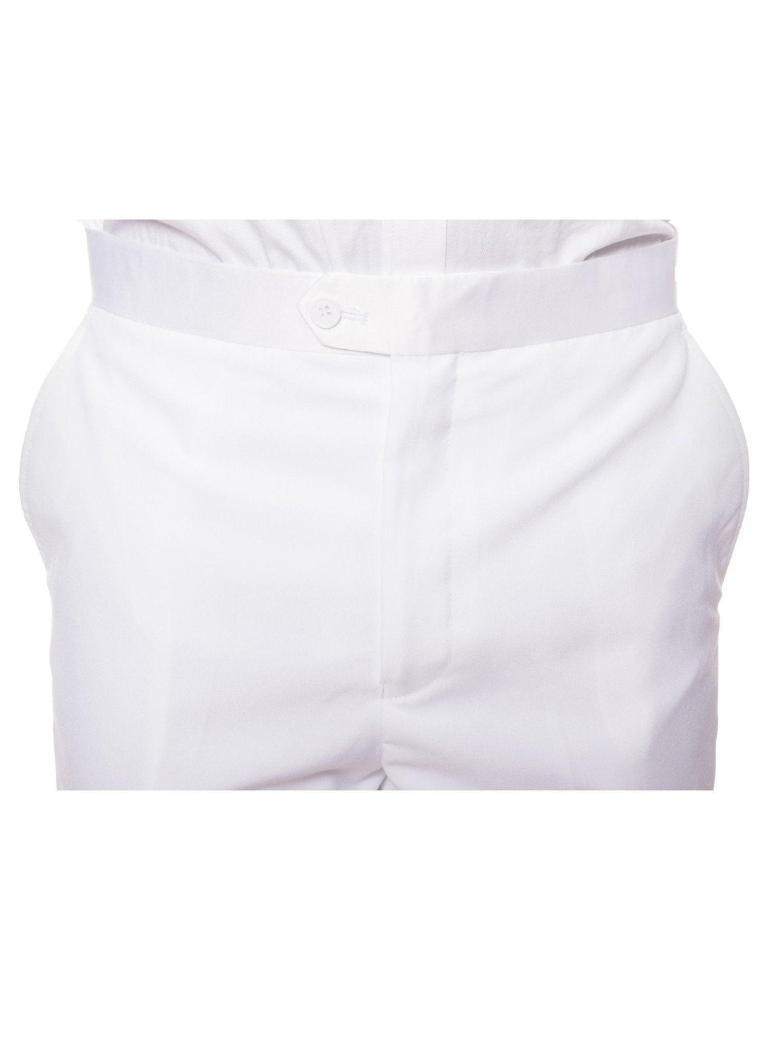 Paul Lorenzo Mens White Regular Fit 2 Piece Tuxedo - Ferrecci USA 