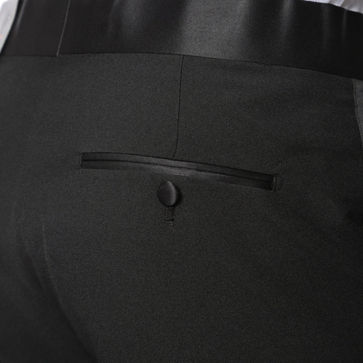 Paul Lorenzo MMTUX Black Regular Fit 2pc Tuxedo - Ferrecci USA 