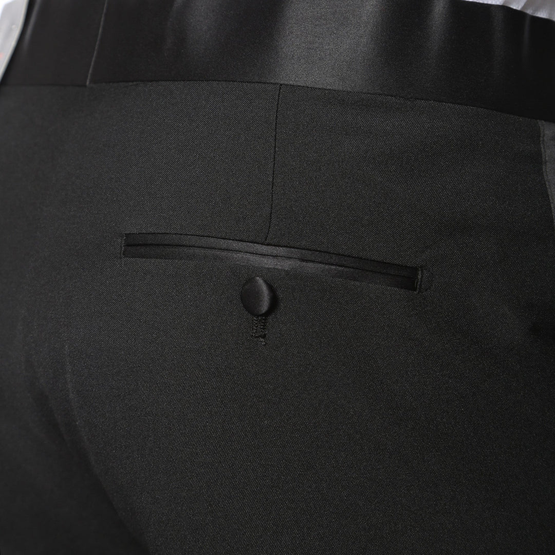 Paul Lorenzo MMTUX Black Slim Fit 2pc Tuxedo - Ferrecci USA 