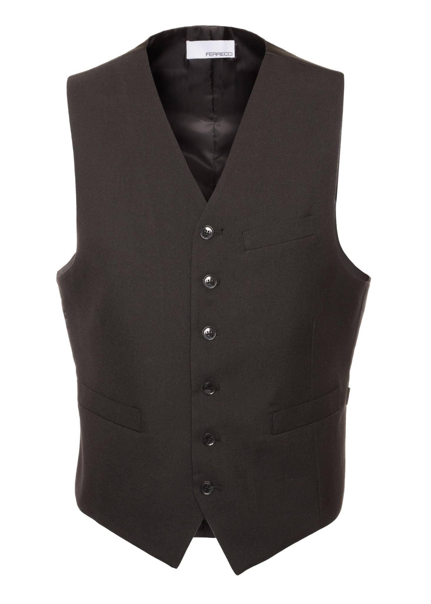 Solo Adjustable Casual & Formal Black Vest | Ferrecci – Ferrecci USA