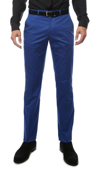 Zonettie Kilo Royal Blue Straight Leg Chino Pants Zonettie Kilo Royal Blue Straight Leg Chino Pants
