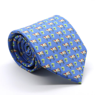 Cash Cow Royal Necktie with Handkerchief Set - Ferrecci USA 