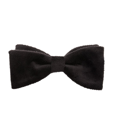 Classic Pre-Tied Black Velvet solid Bow Tie Formal Tuxedo - Ferrecci USA 