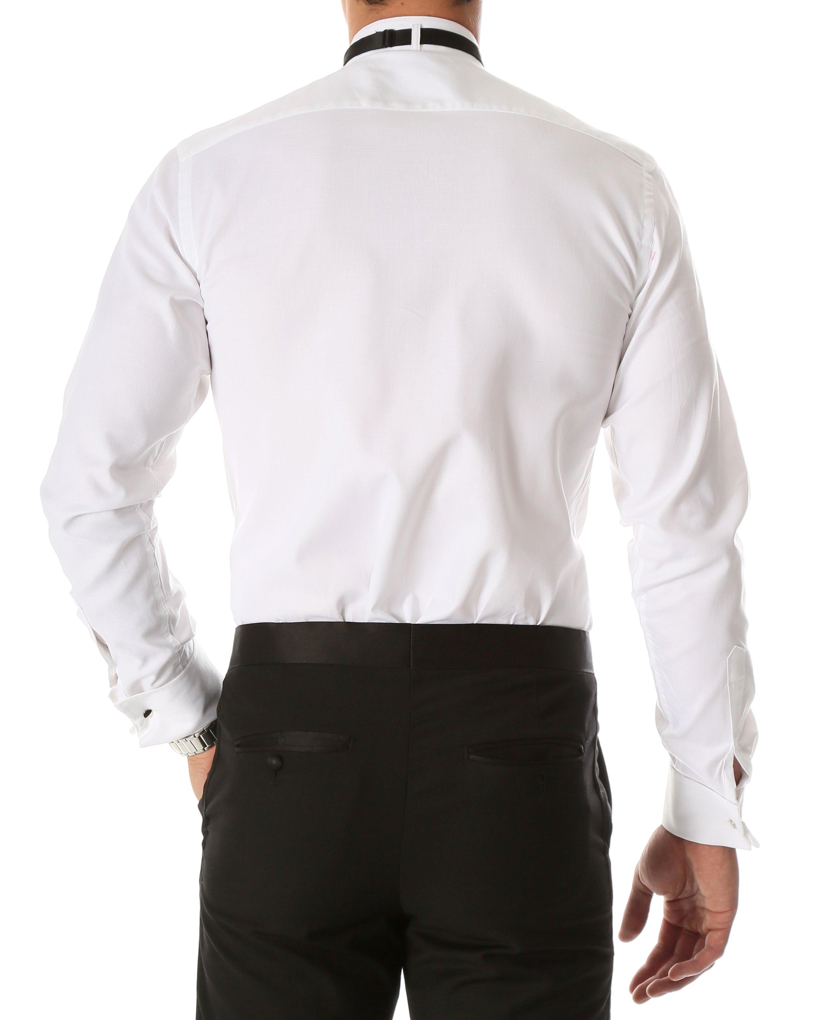 Wing tip tuxedo shirt clearance slim fit