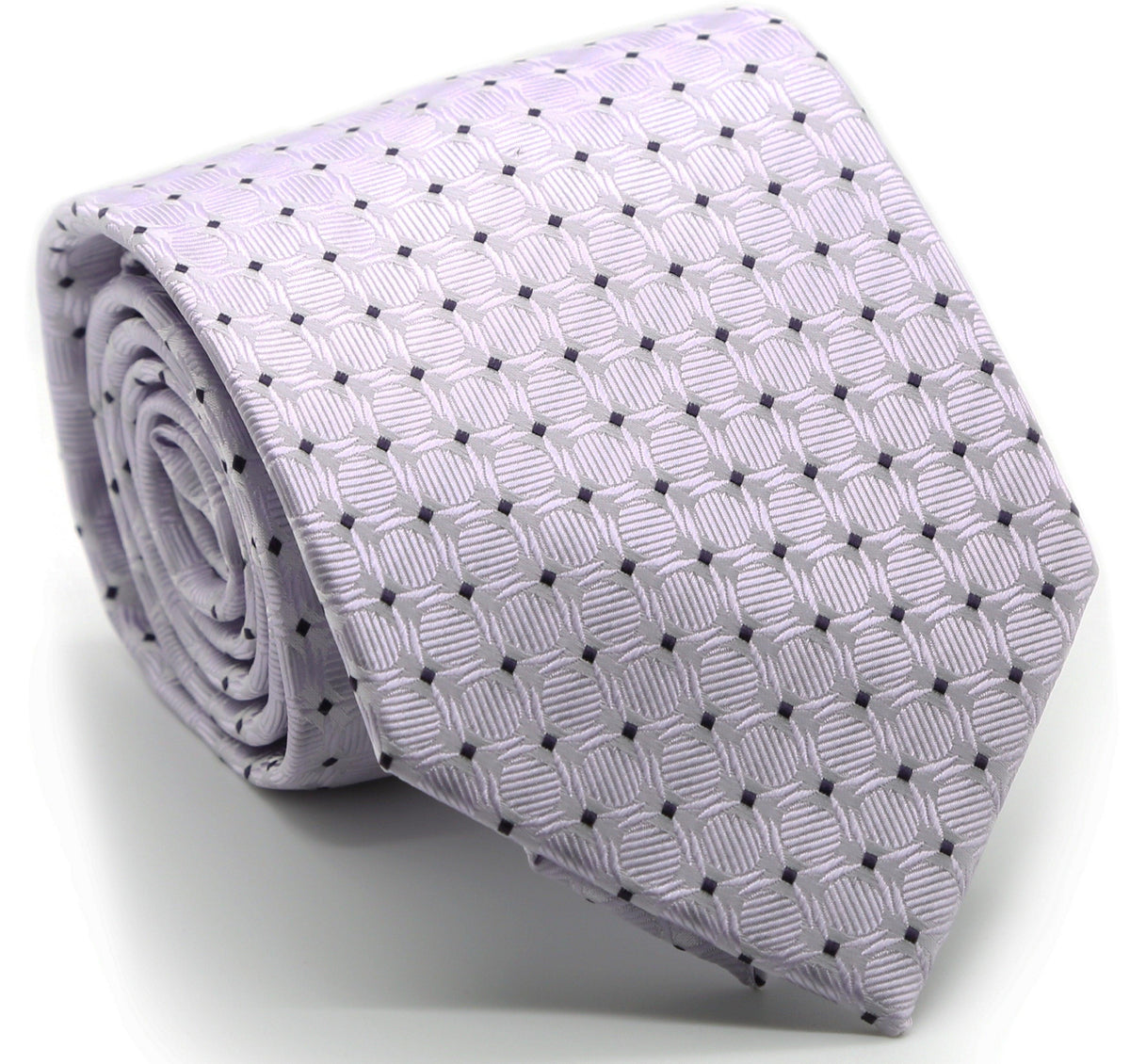 Mens Dads Classic Purple Geometric Pattern Business Casual Necktie ...