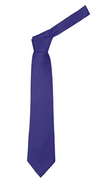 Premium Microfiber Dutch Blue Necktie - Ferrecci USA 