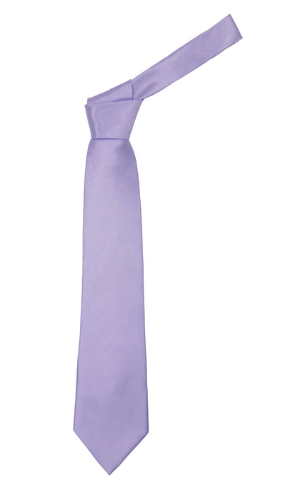 Premium Microfiber Purple Blue Necktie - Ferrecci USA 