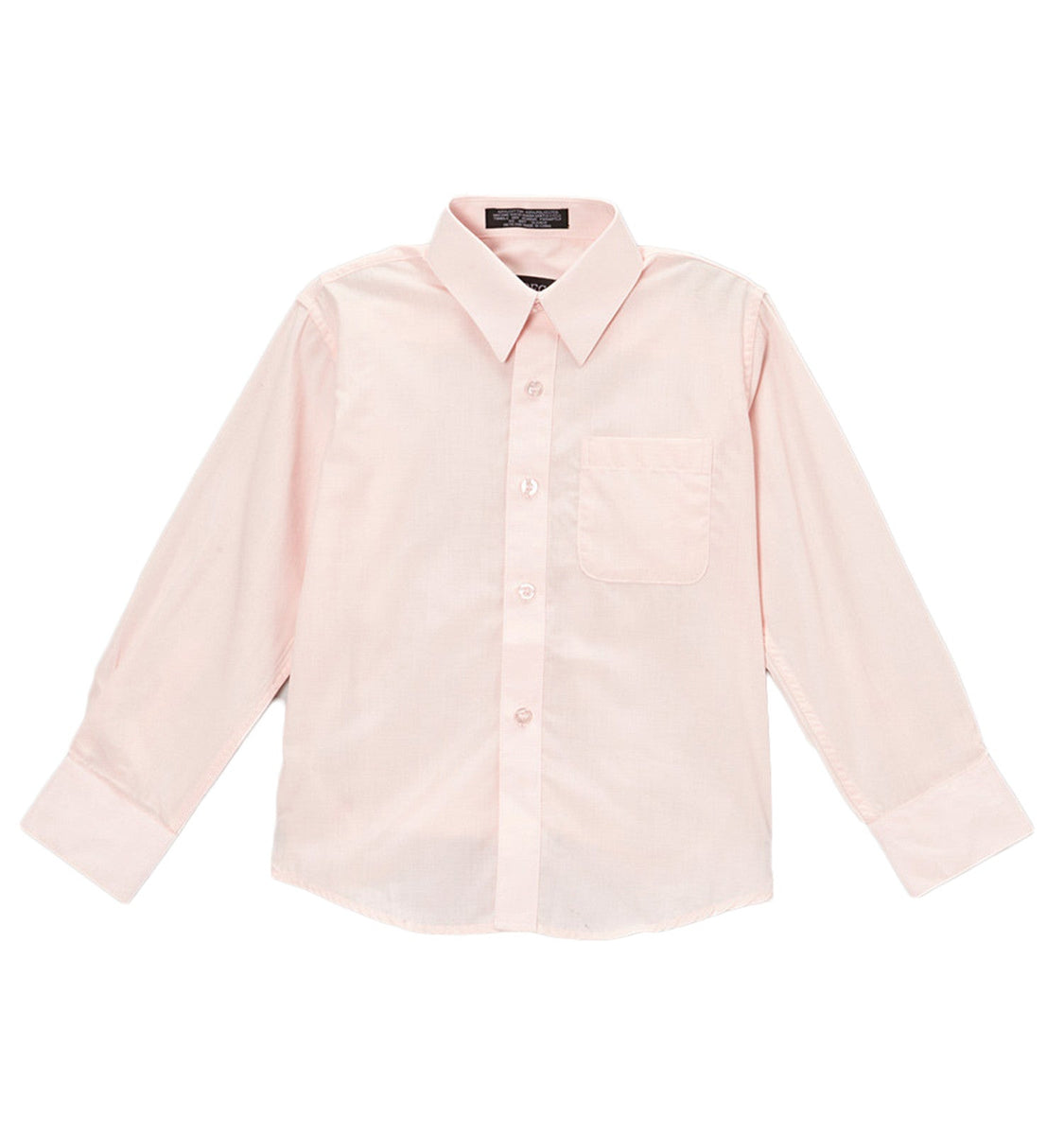 Premium Solid Cotton Blend Light Pink Dress Shirt